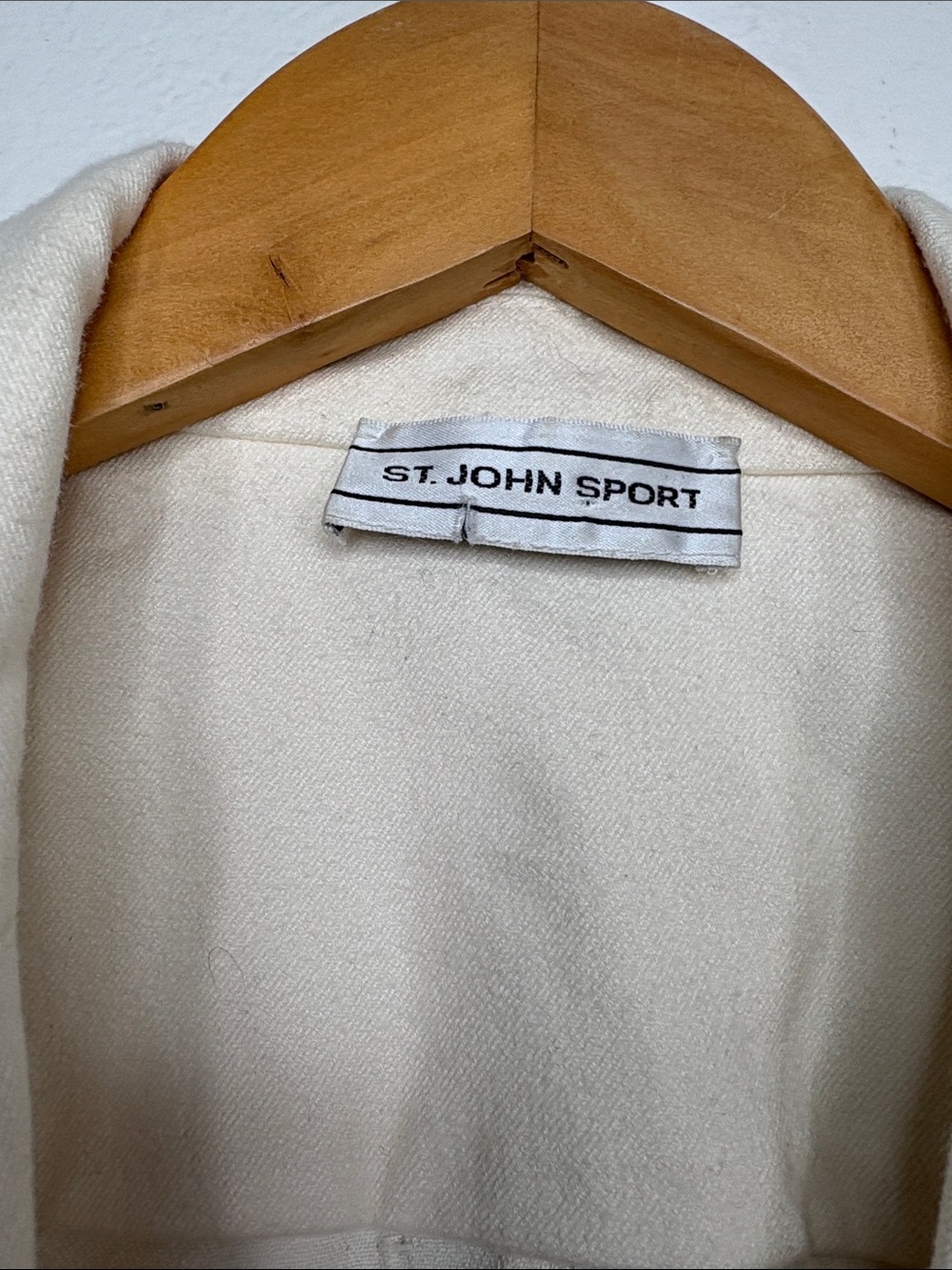 St John Sport Cream Single Button Blazer NO SIZE SEE MEASUREMENTS - Picture 2 of 7